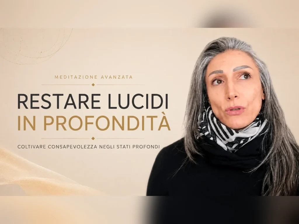 Meditazione avanzata – Restare lucidi negli stati profondi